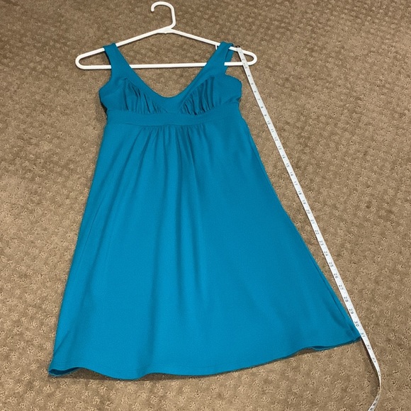 Susana Monaco Women’s Sleeveless Dress In Teal Green - Picture 4 of 5